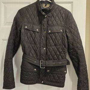 Belstaff Black Quilted Jacket Women's Size 42